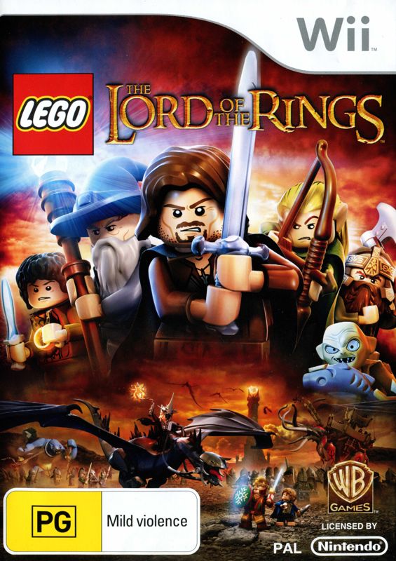 LEGO The Lord of the Rings box art for Wii